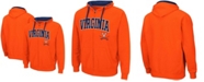 Colosseum Men's Orange Virginia Cavaliers Arch Logo 2.0 Full-Zip Hoodie